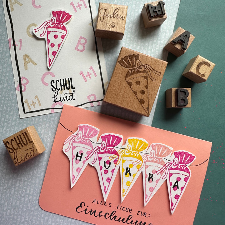 Stempel Set Einschulung