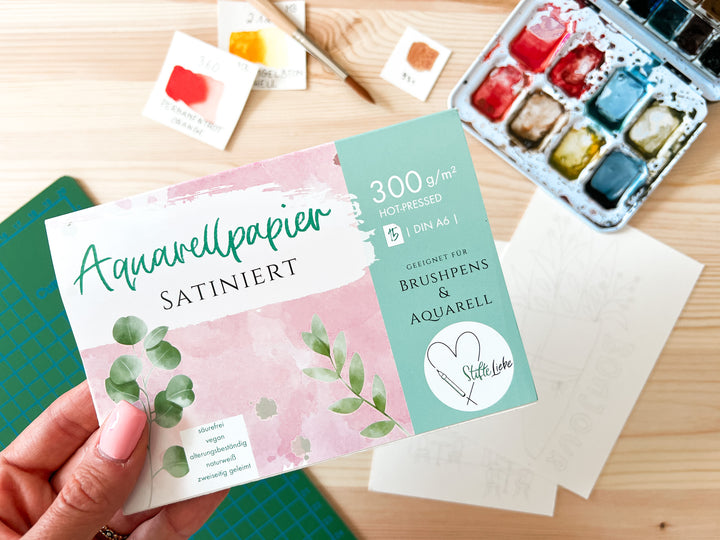 May & Berry Special - Satiniertes Papier plus 3 GRATIS Vorlagen