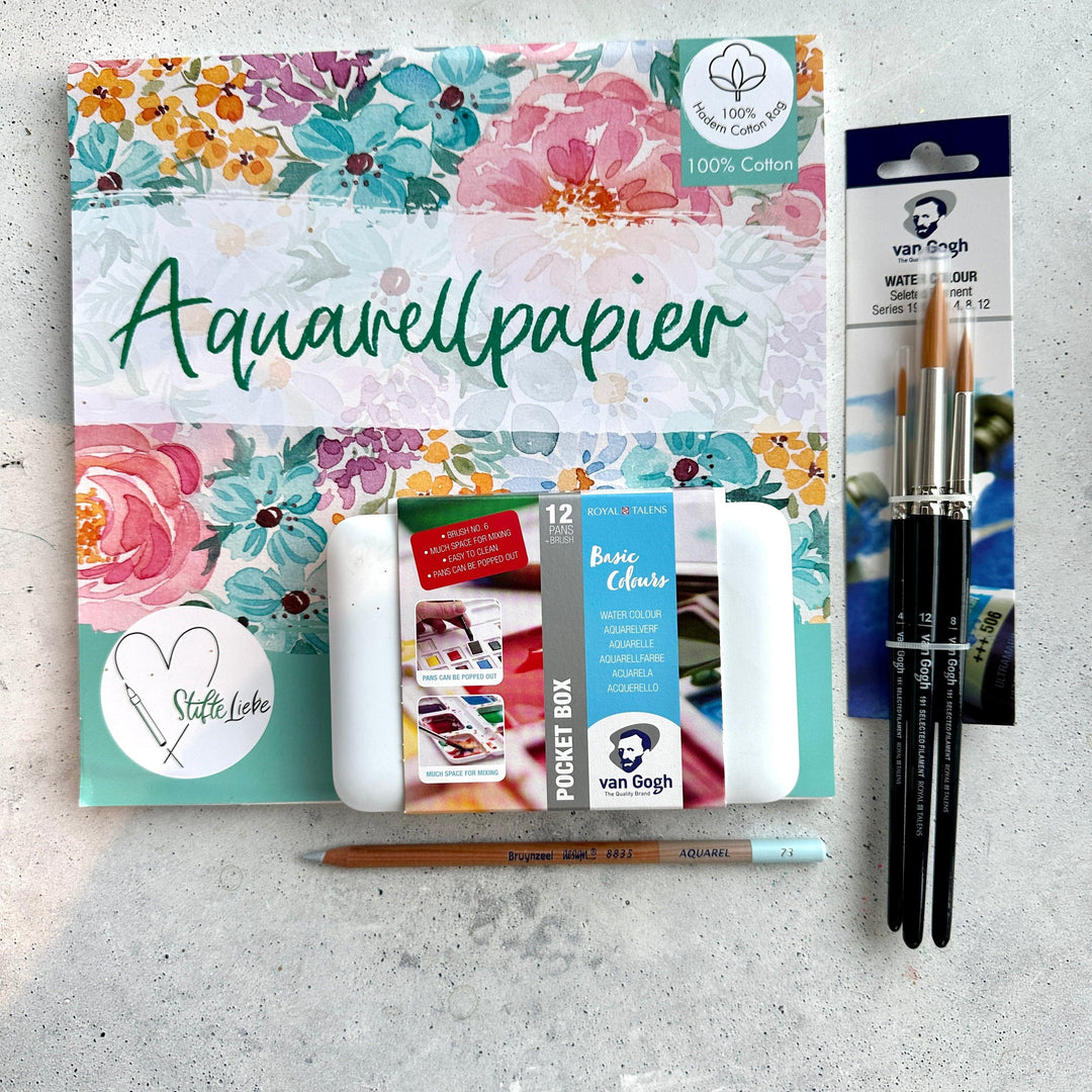 Watercolour Einsteiger Set - Stifteliebe