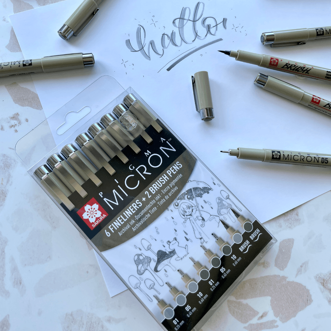 Pigma Micron Grey Set - Stifteliebe