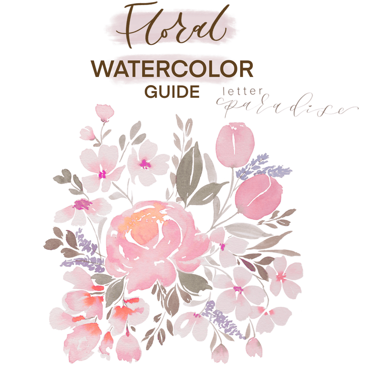 Floral Watercolor Digitaler Guide - Stifteliebe