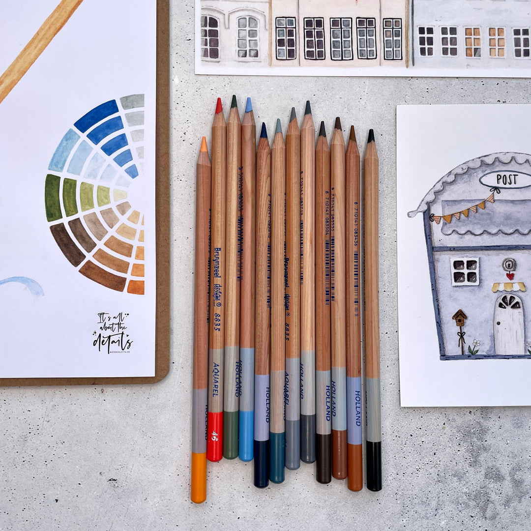 Urban Watercolor Aquarellbunstifte-Set inkl. Digitalem Guide - Stifteliebe
