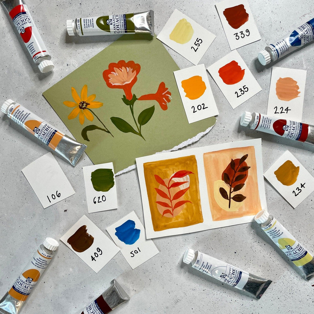 Gouache Boho Set - Stifteliebe