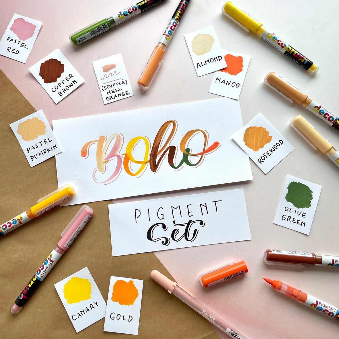 PIGMENT Decobrush Boho Set - Stifteliebe