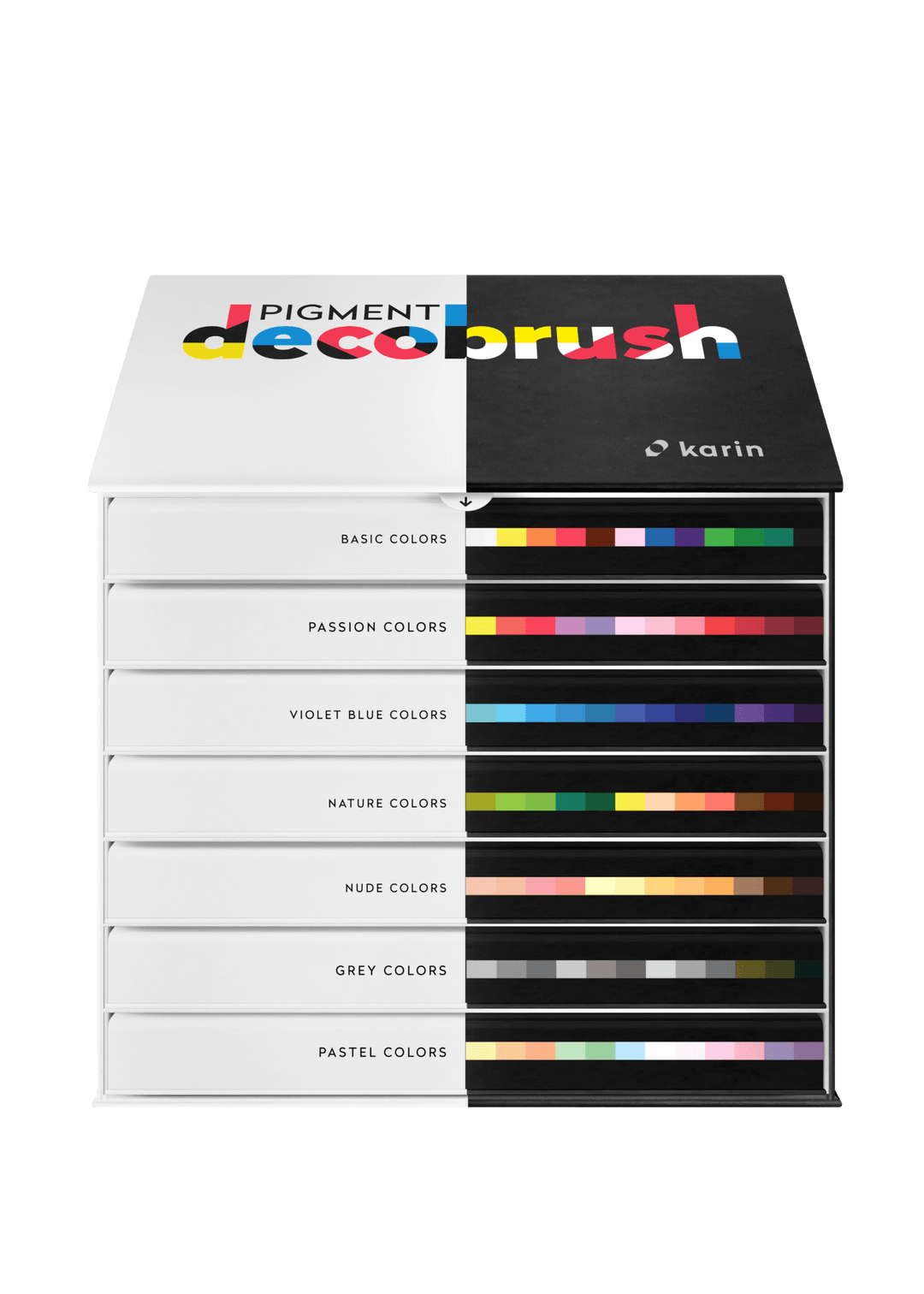 PIGMENT Decobrush Master Set alle 84 Farben - Stifteliebe