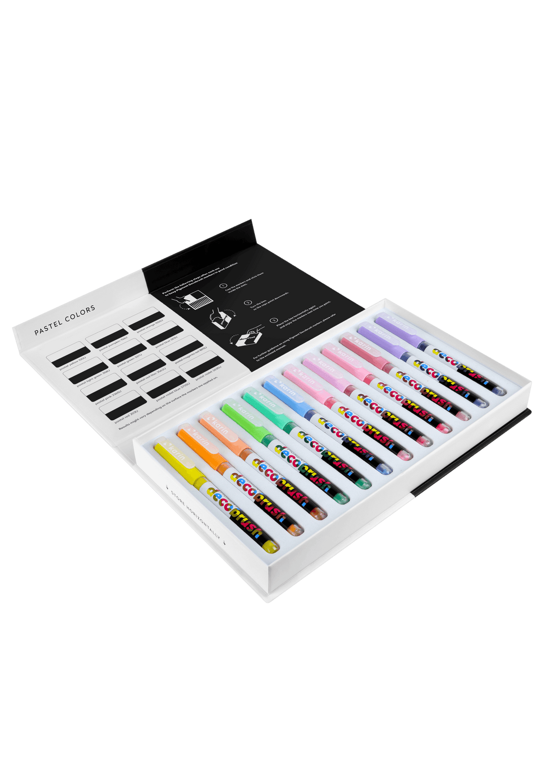 PIGMENT Decobrush Pastel Set 12 Farben - Stifteliebe