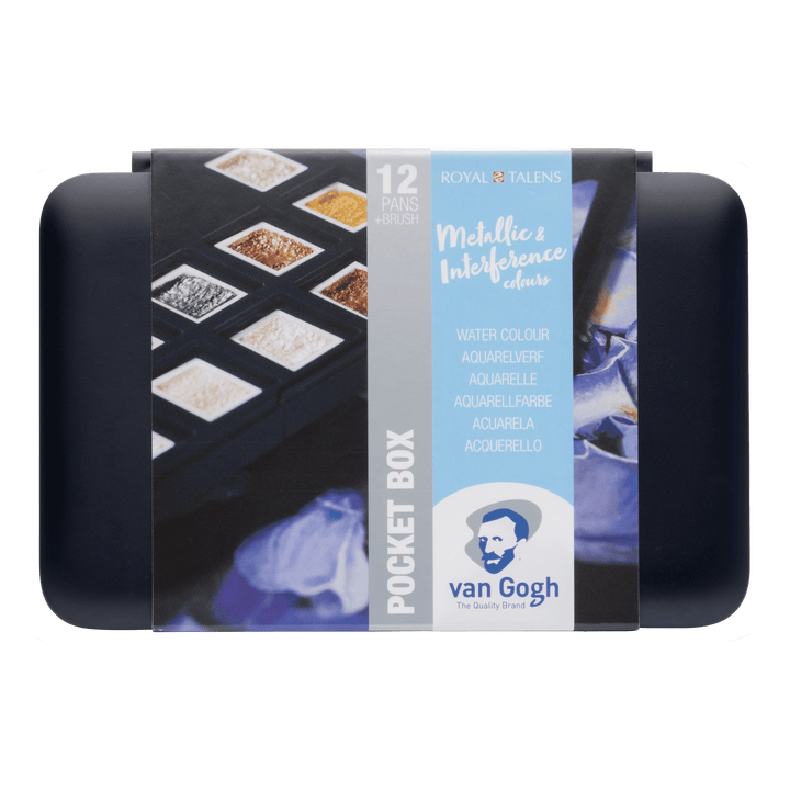 Pocketbox Metallic Aquarellfarben - Stifteliebe