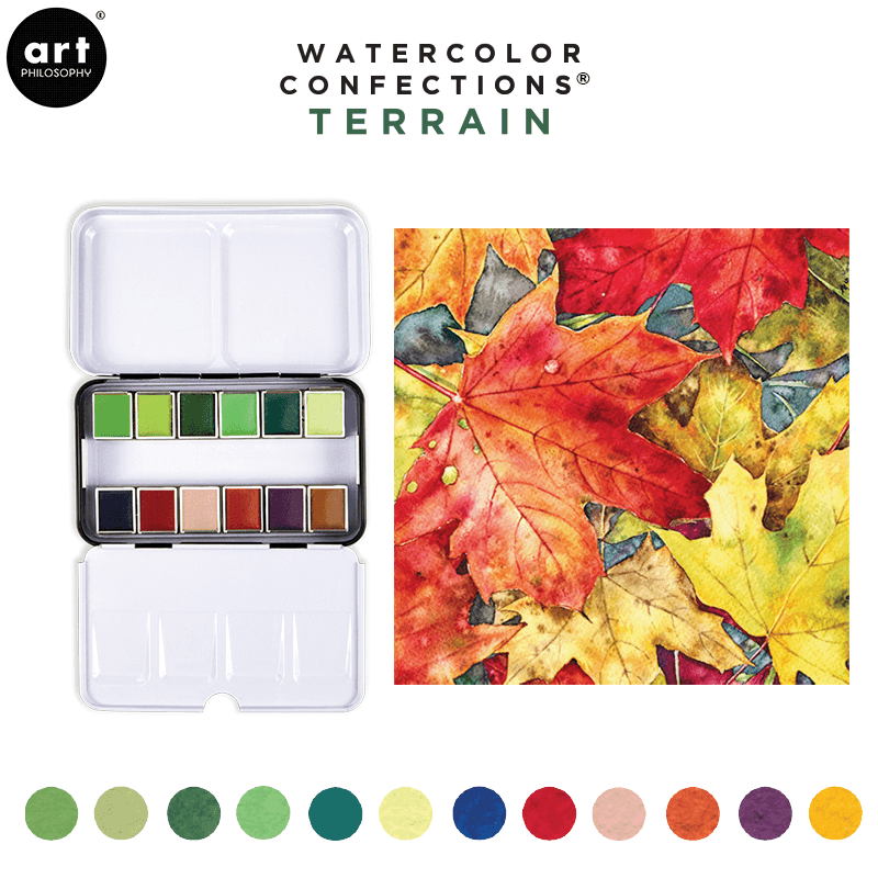 "Terrain" Watercolor Confections - Stifteliebe